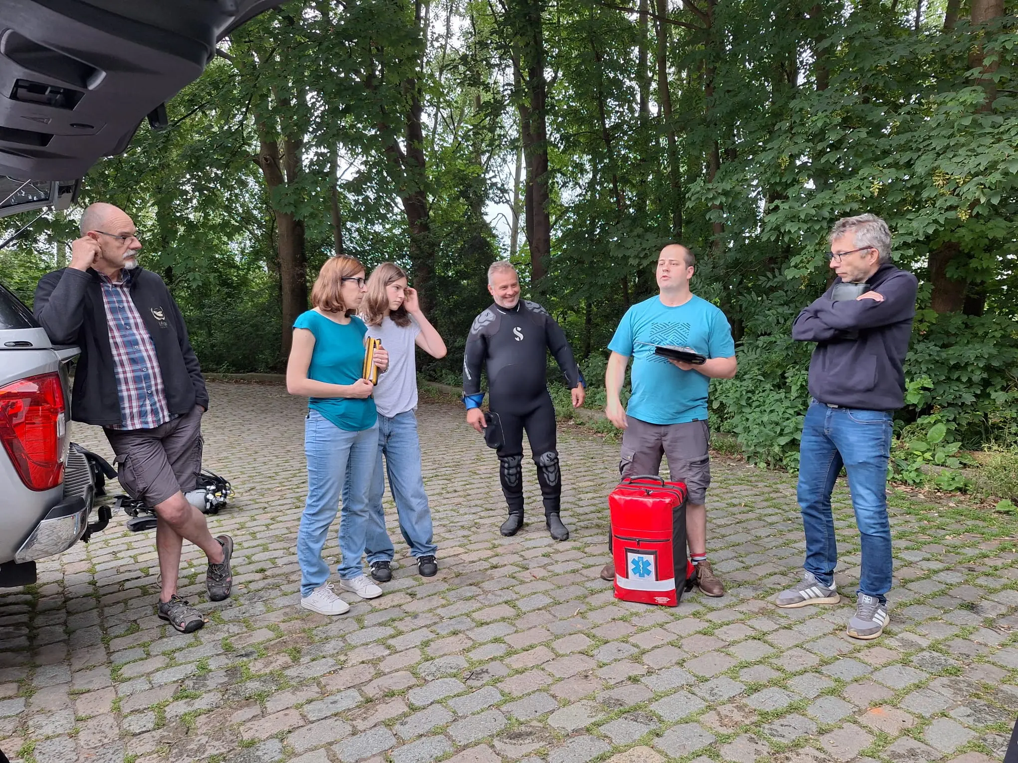 Briefing de sortie par Loïc - Ekeren